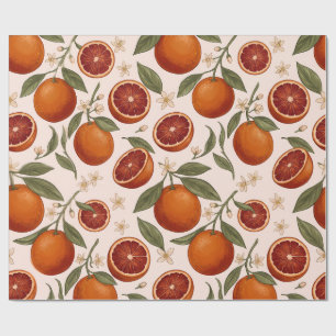 Blood Orange Orchard Wrapping Paper