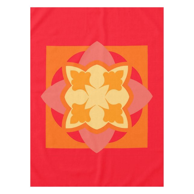 Blood Orange Tablecloth (Front)
