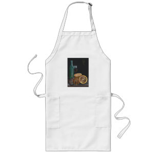 Blood Oranges Long Apron