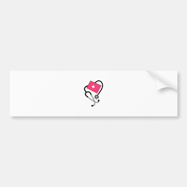 Blood Pressure Cuff Bumper Sticker (Front)