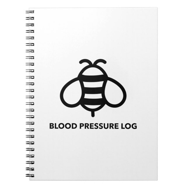 Blood Pressure Log Notebook (Front)