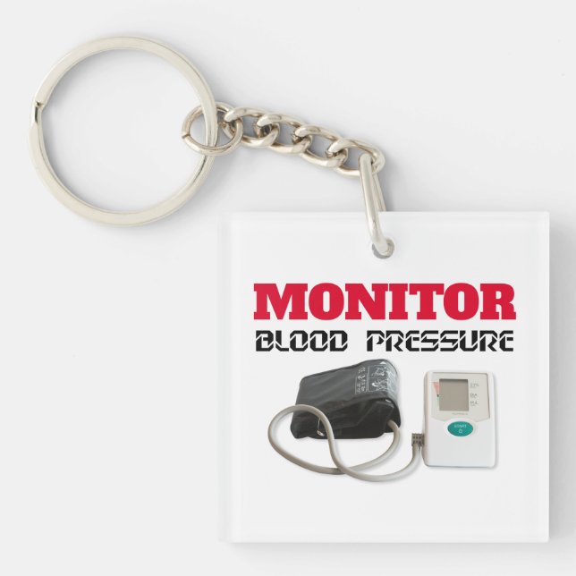 Blood pressure monitoring key ring (Front)