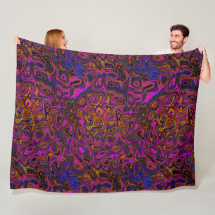 Blood Rainbow Fire Stone 4  Fleece Blanket