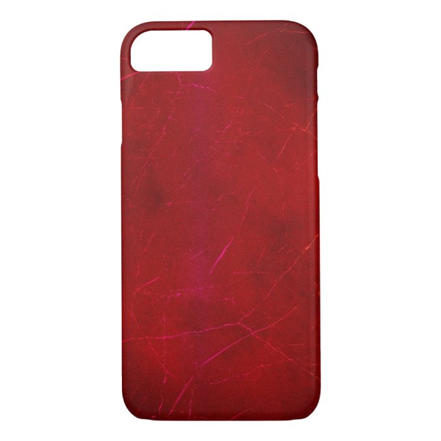 Blood Red Abstract Texture with Scratches Case-Mate iPhone Case (Back)