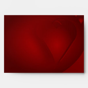 Blood Red Hearts Envelope