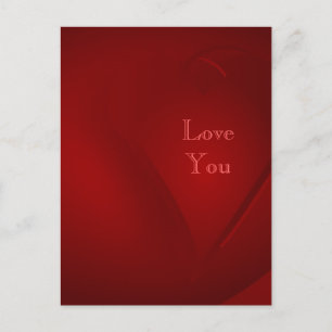 Blood Red Hearts Postcard