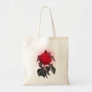 Blood Red Rose Tote Bag