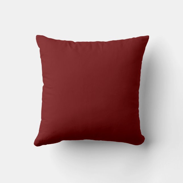 Blood Red Solid Blank Colour Cushion (Back)