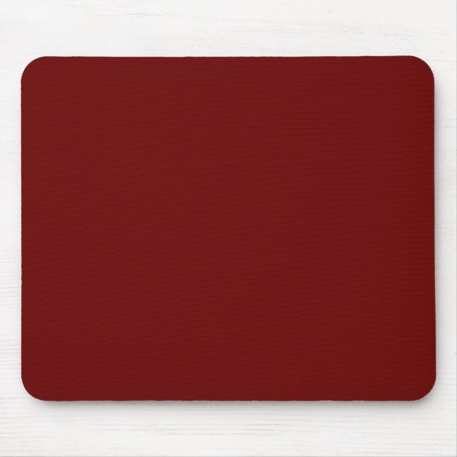 Blood red (solid colour)   mouse mat (Front)