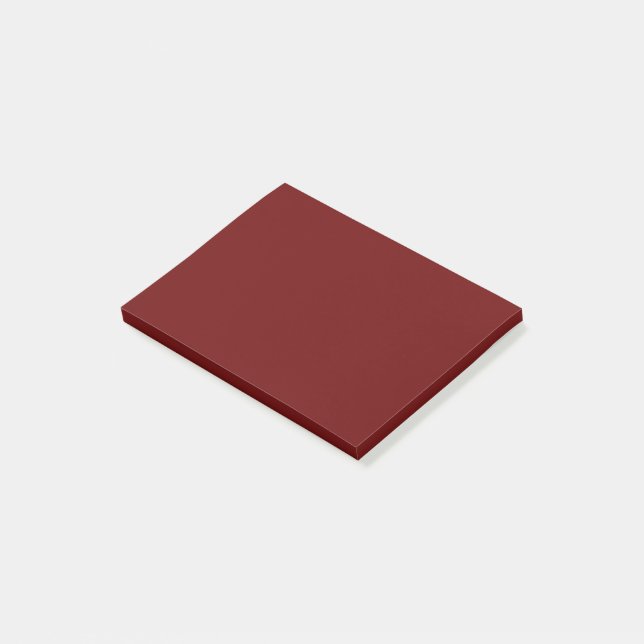 Blood red (solid colour)   post-it notes (Angled)