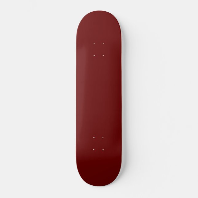 Blood red (solid colour)   skateboard (Front)