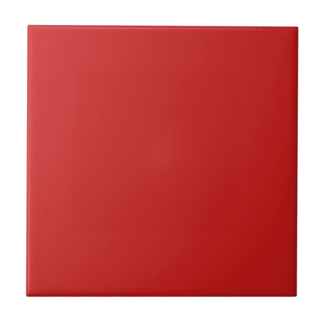 Blood Red Solid Colour Tile (Front)