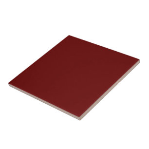 Blood red (solid colour) tile