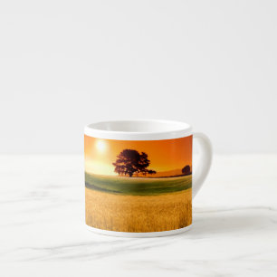 Blood-Red Sunset Espresso Cup