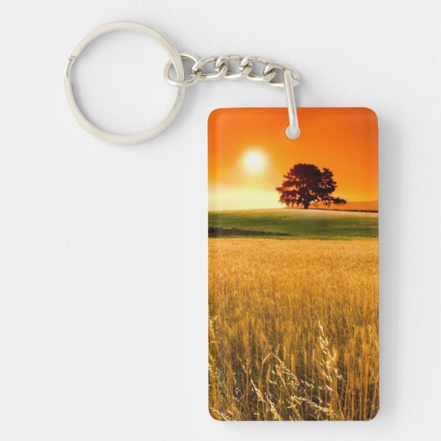 Blood-Red Sunset Key Ring (Front)