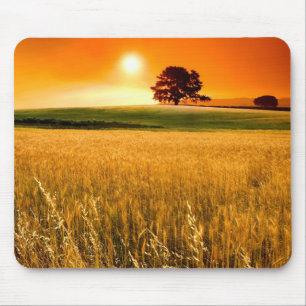 Blood-Red Sunset Mouse Mat