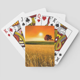 Blood-Red Sunset Playing Cards