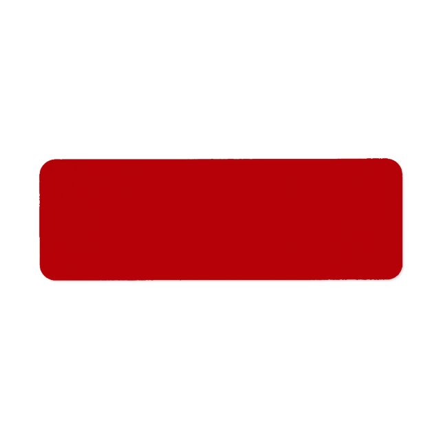 Blood Red Trend Colour Customised Template Blank (Front)