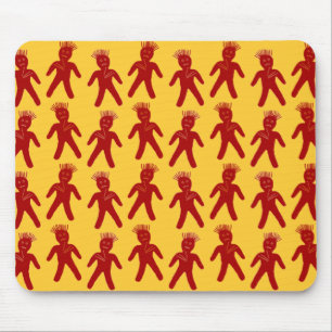 Blood Red Voodoo Dolls Mouse Mat
