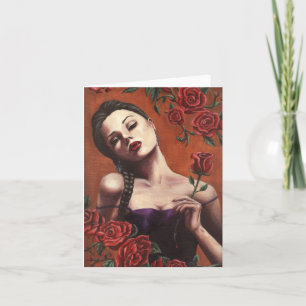 Blood Roses - Notecard