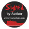 Blood Signed by Author Stickers Customisable