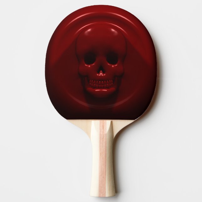 Blood Skull Ping Pong Paddle (Back)