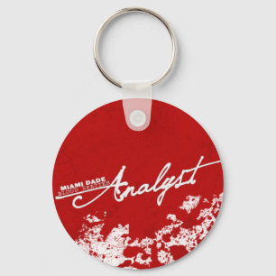 Blood Spatter Analyst Key Ring