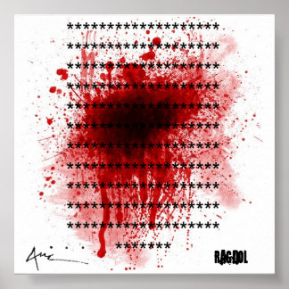 blood spatter, auc tag copy, ******************... poster