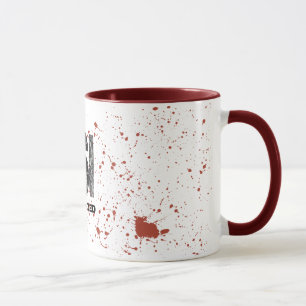 Blood Spatter CSI Unauthorised Mug