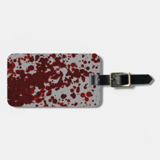 Blood Spatter Luggage Tag