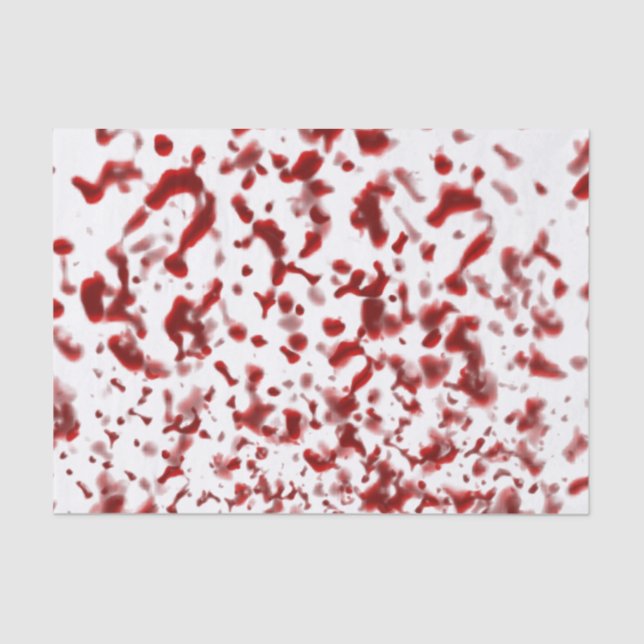 Blood Spatter Tissue Paper (Front)