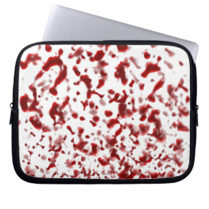 Blood Spatter Tissue Paper Laptop Sleeve
