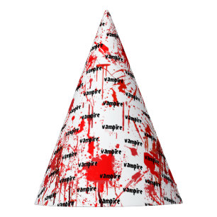 Blood Splash Halloween Party Hat