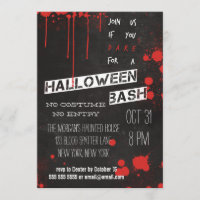 Blood Splatter Chalkboard Cool Halloween