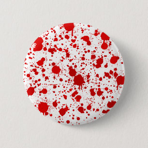 Blood Splatter ... Dexter Would Kill For This 6 Cm Round Badge