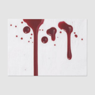 blood splatter fourth tissue paper