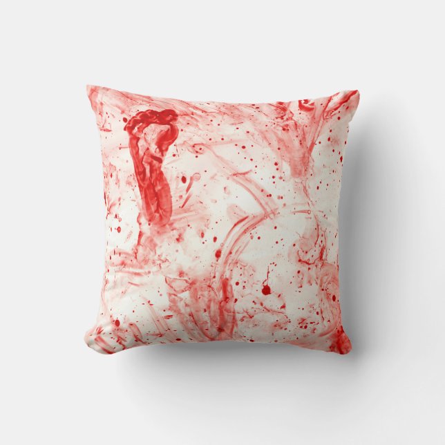 blood splatter mess cushion (Front)