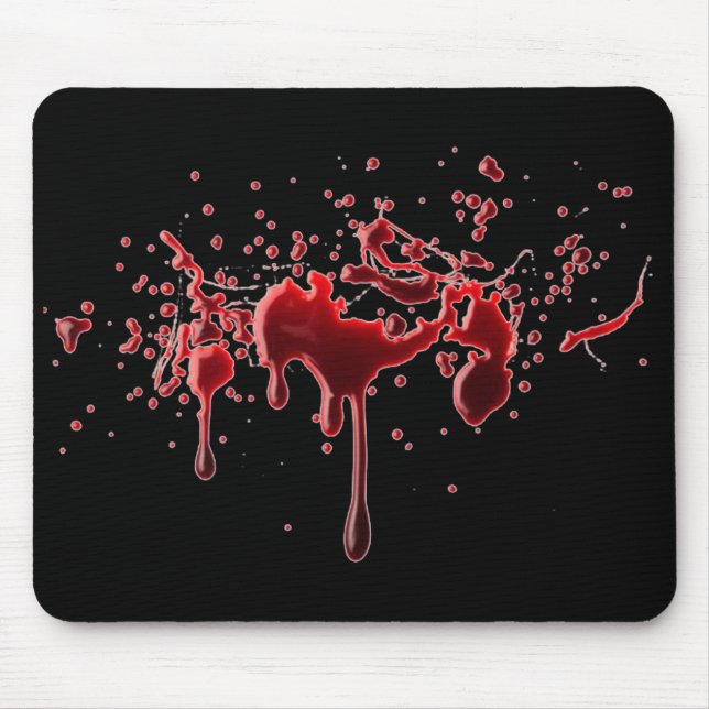 Blood Splatter Mousepad (Front)