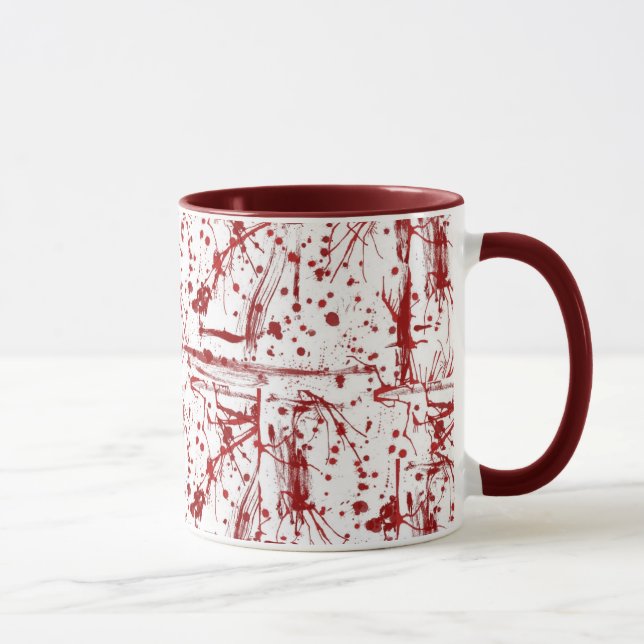 Blood splatter mug (Right)