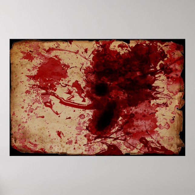 Blood Splatter Poster (Front)