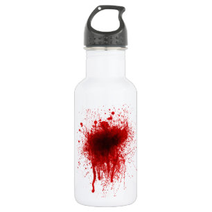 Blood Splatter Realistic 532 Ml Water Bottle
