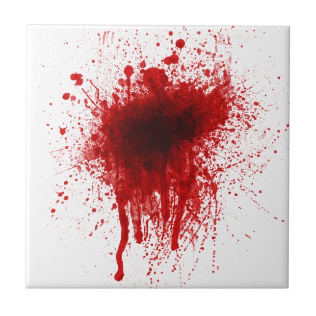 Blood Splatter Realistic Tile (Front)