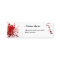 blood splatter sheen business card
