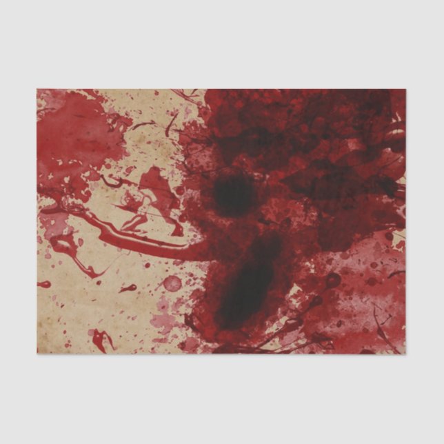 Blood Splatter Tissue Paper (Front)