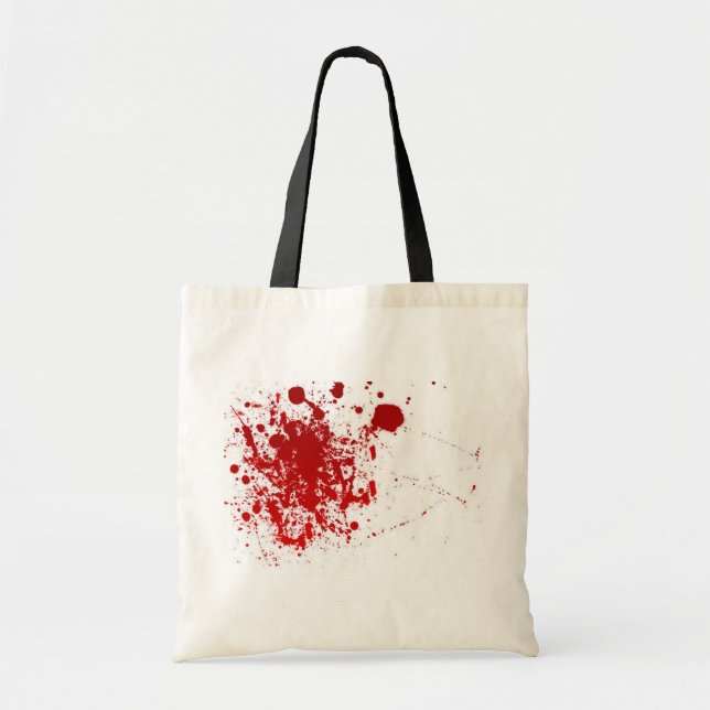 Blood Splatter Tote Bag (Front)