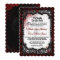 Blood Splattered Halloween Wedding Invitation
