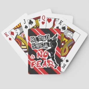 Blood, Sweat & No Fear Lacrosse Cards
