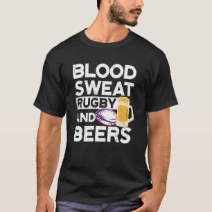 Blood Sweat Rugby And Beers Samoa Rugby T-Shirt