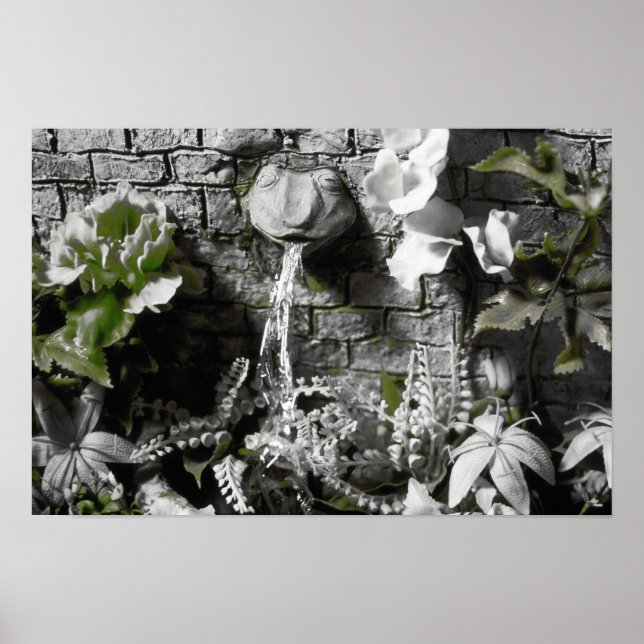 Blood Tea and Red String Frog Fountain Print (Front)