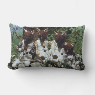 Blood Tea and Red String Oak Dweller Lumbar Cushion